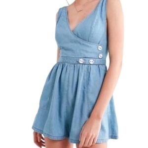 Urban Outfitters Jean Romper S